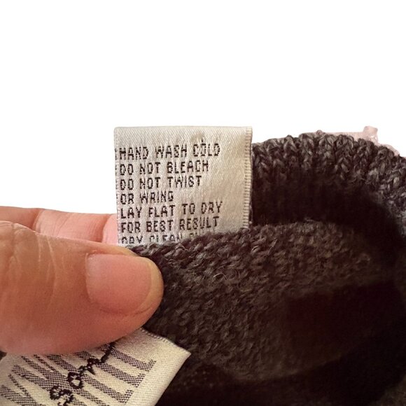 Maxwell Jason Gray Wool Blend Zip Up Cardigan Sweater Women’s Small Collared Kni - Picture 5 of 5